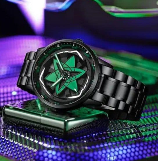 Men's sport Quartz watch Ninja wheel 360° rotation casual fashion - Image 1
