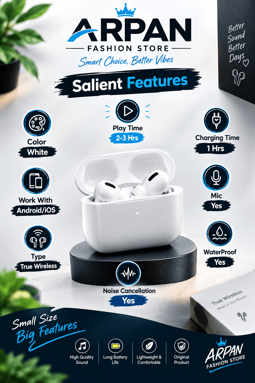 AIRPOD PRO - A True Wireless Bluetooth Headphone and Earphone - Image 2