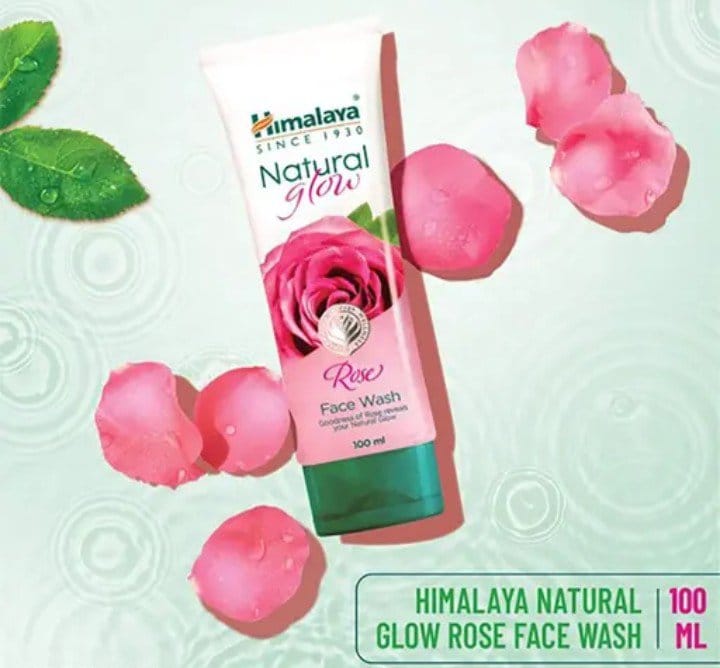 NATURAL GLOW ROSE FACE WASH 100ML - Image 2